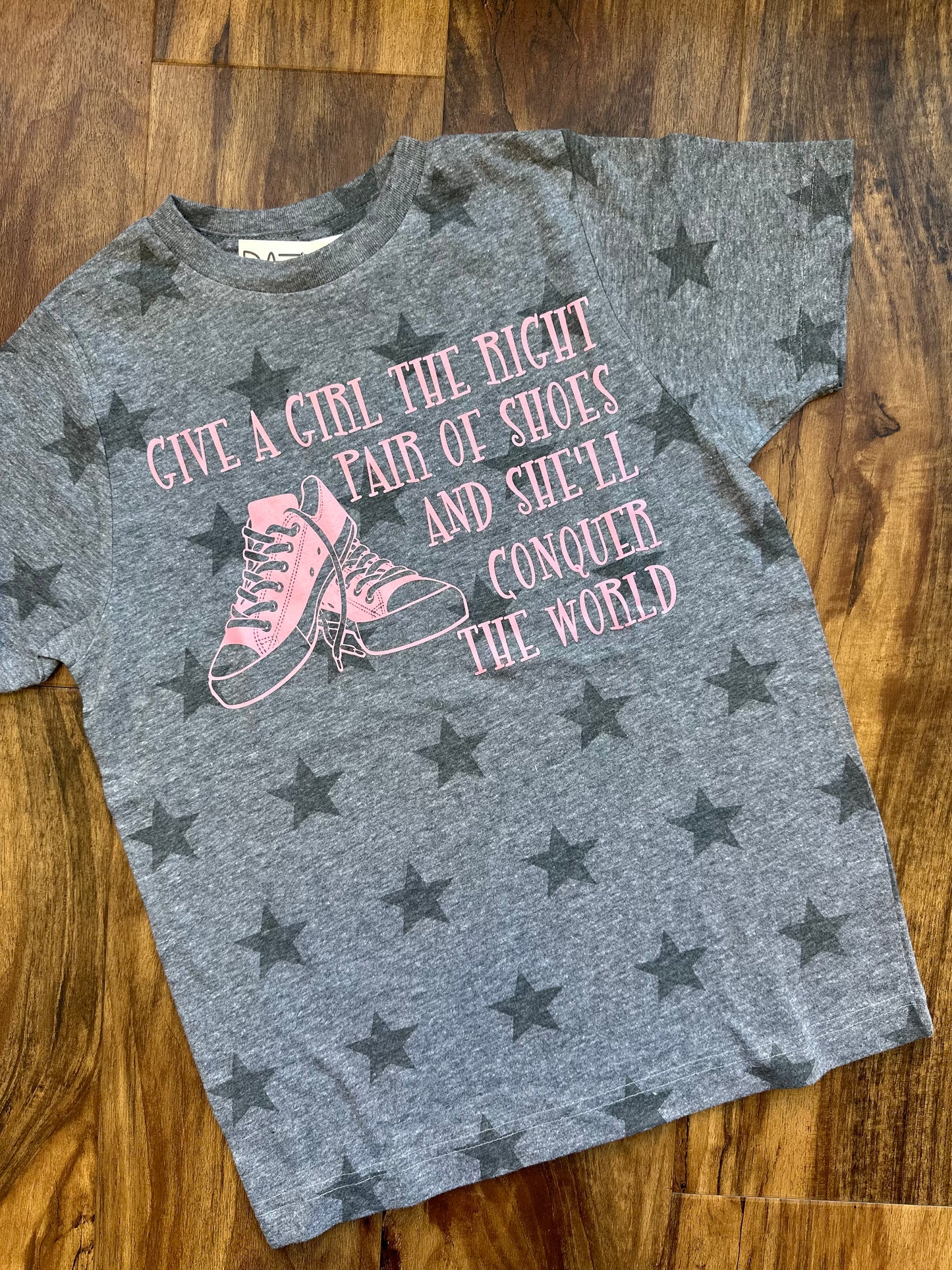 Youth: Girls right pair of shoes tee