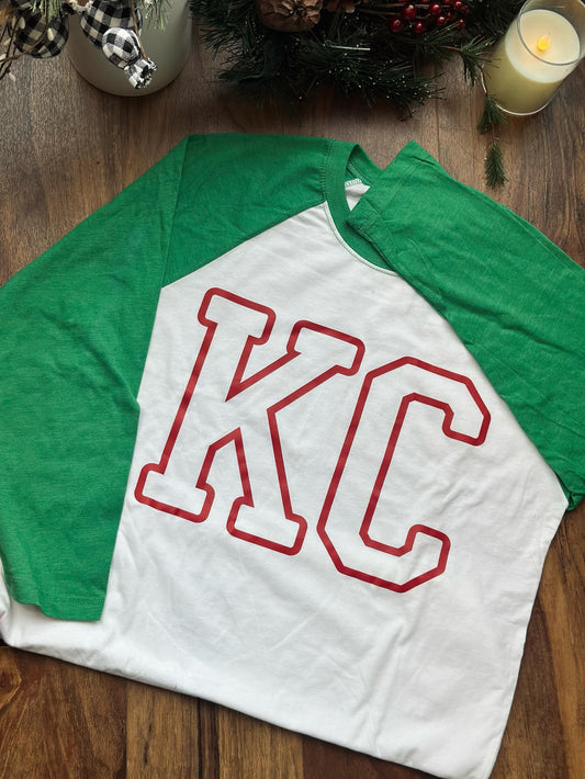 Green&Red Kc Ball Tee