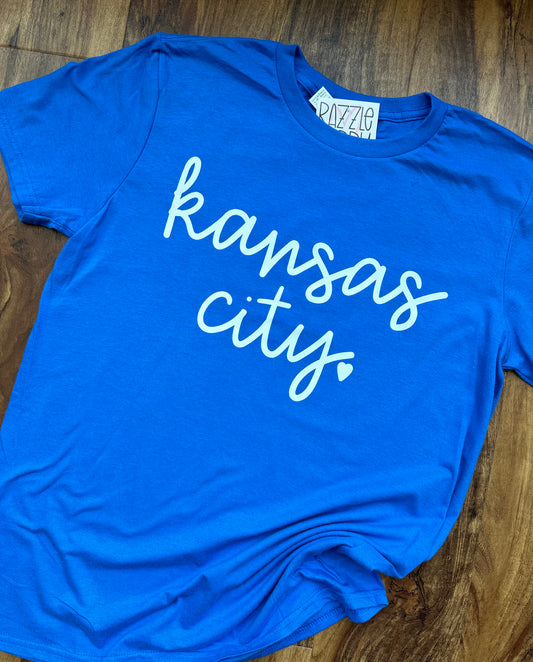 Blue crown KC tee