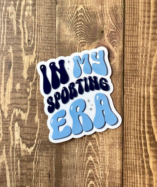 In My Sporting Era sticker 3”