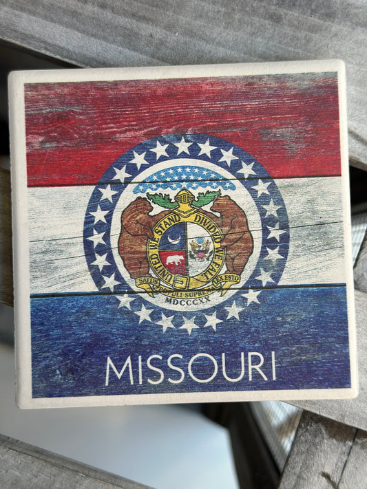 Coaster - Missouri flag