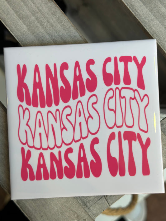 Coaster - Pink Kansas City