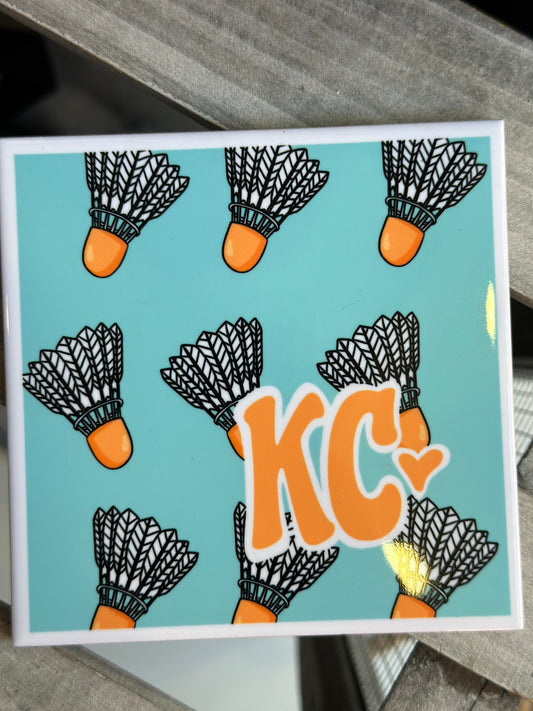 Coaster - KC shuttlecock