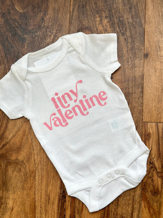 Youth: Tiny valentine onesie